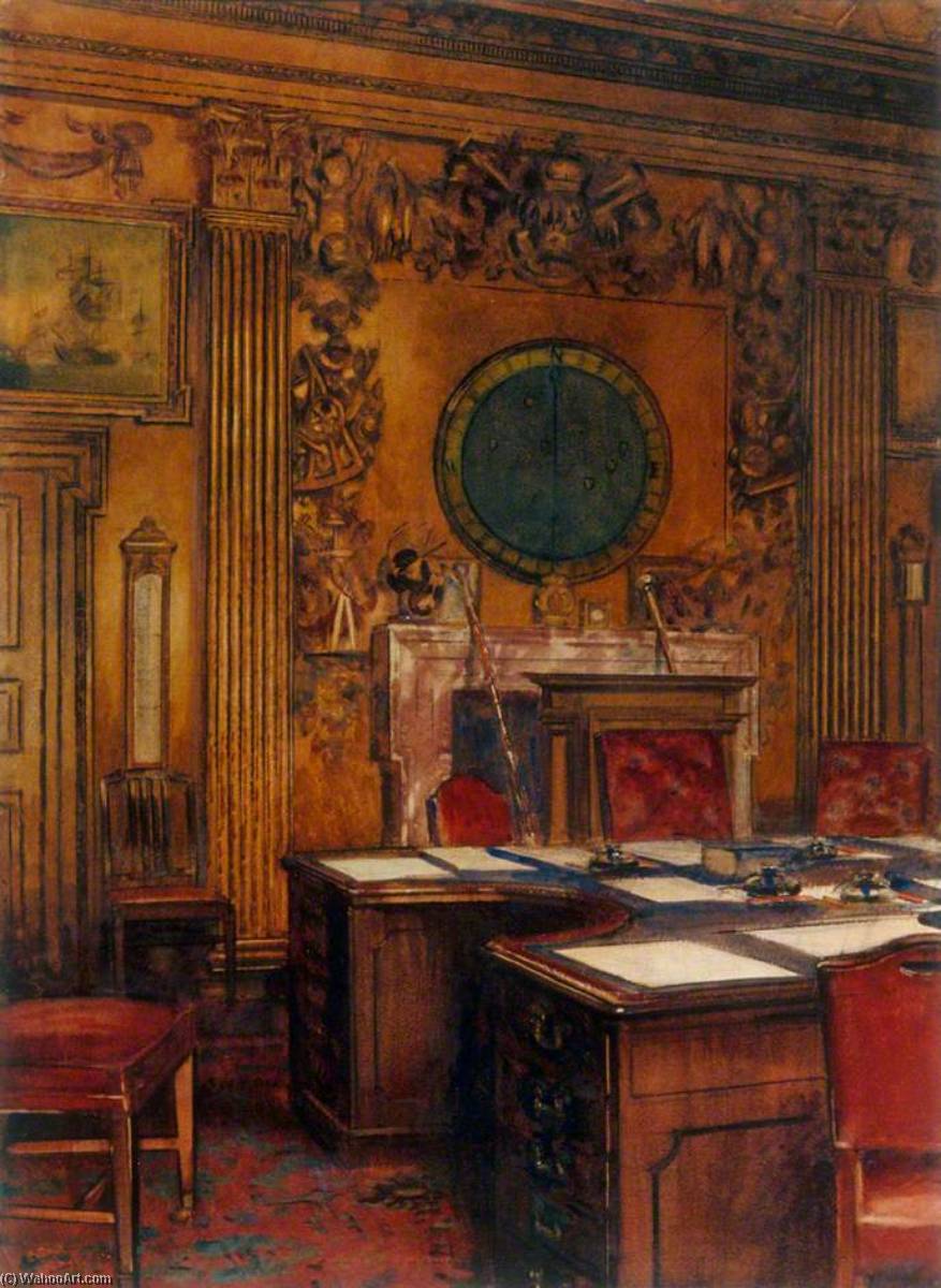 Board Room Of The Admiralty — William Bruce Ellis Ranken
