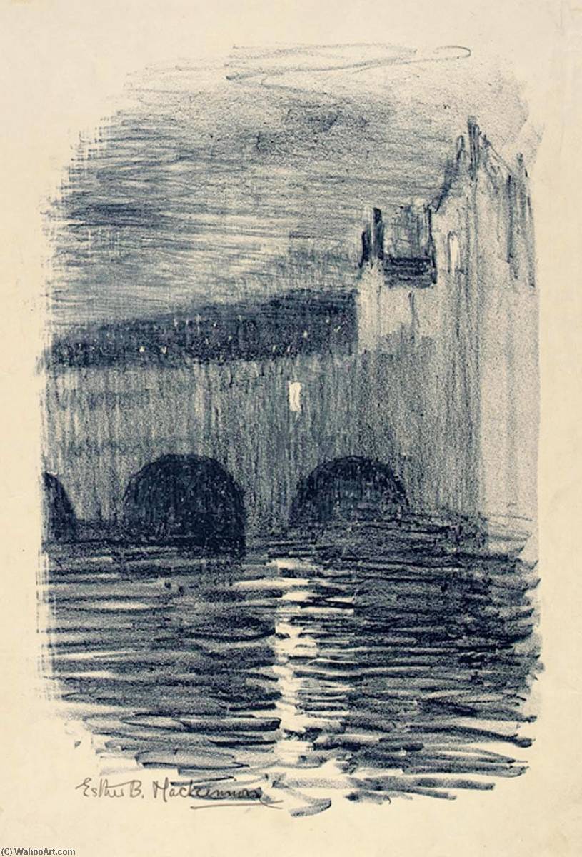 Pulteney Bridge, Bath Twilight — Esther Blaikie Mackinnon
