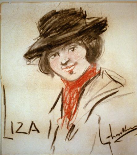 Drawing Of Eliza Doolittle — George Benjamin Luks
