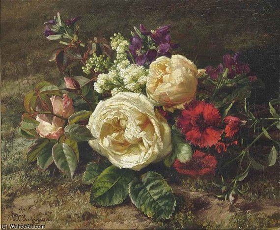 A Summer Bouquet — Geraldine Jacoba Van De Sande Bakhuyzen
