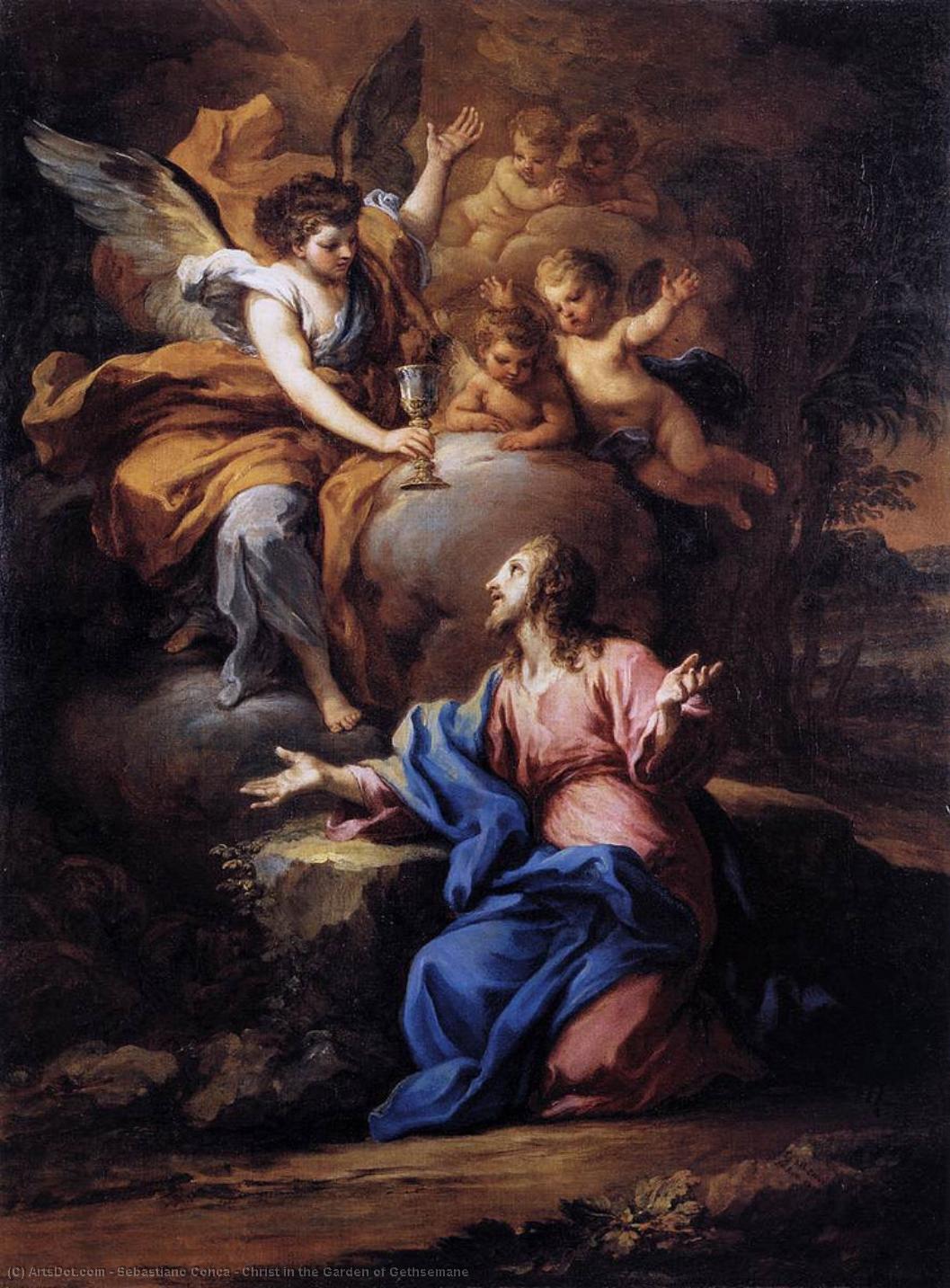 Christ In The Garden Of Gethsemane — Sebastiano Conca