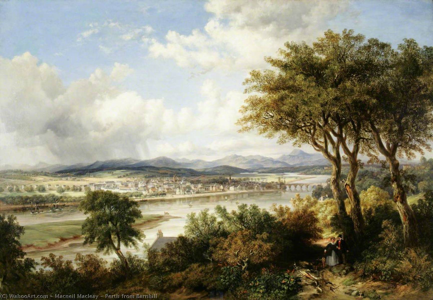 Perth From Barnhill — Macneil Macleay