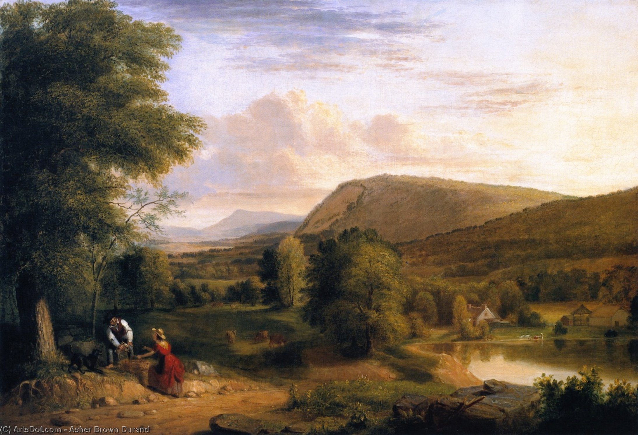 Landscape Composition (also Known As View Near Saugerties) — Asher Brown Durand