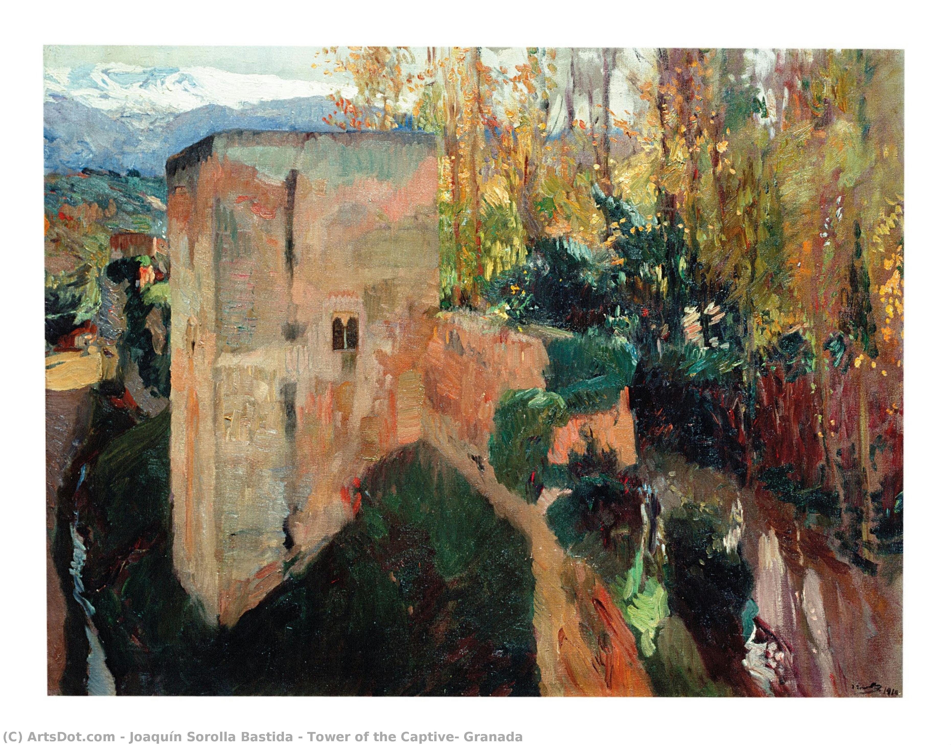 Tower Of The Captive, Granada — Joaquín Sorolla Y Bastida