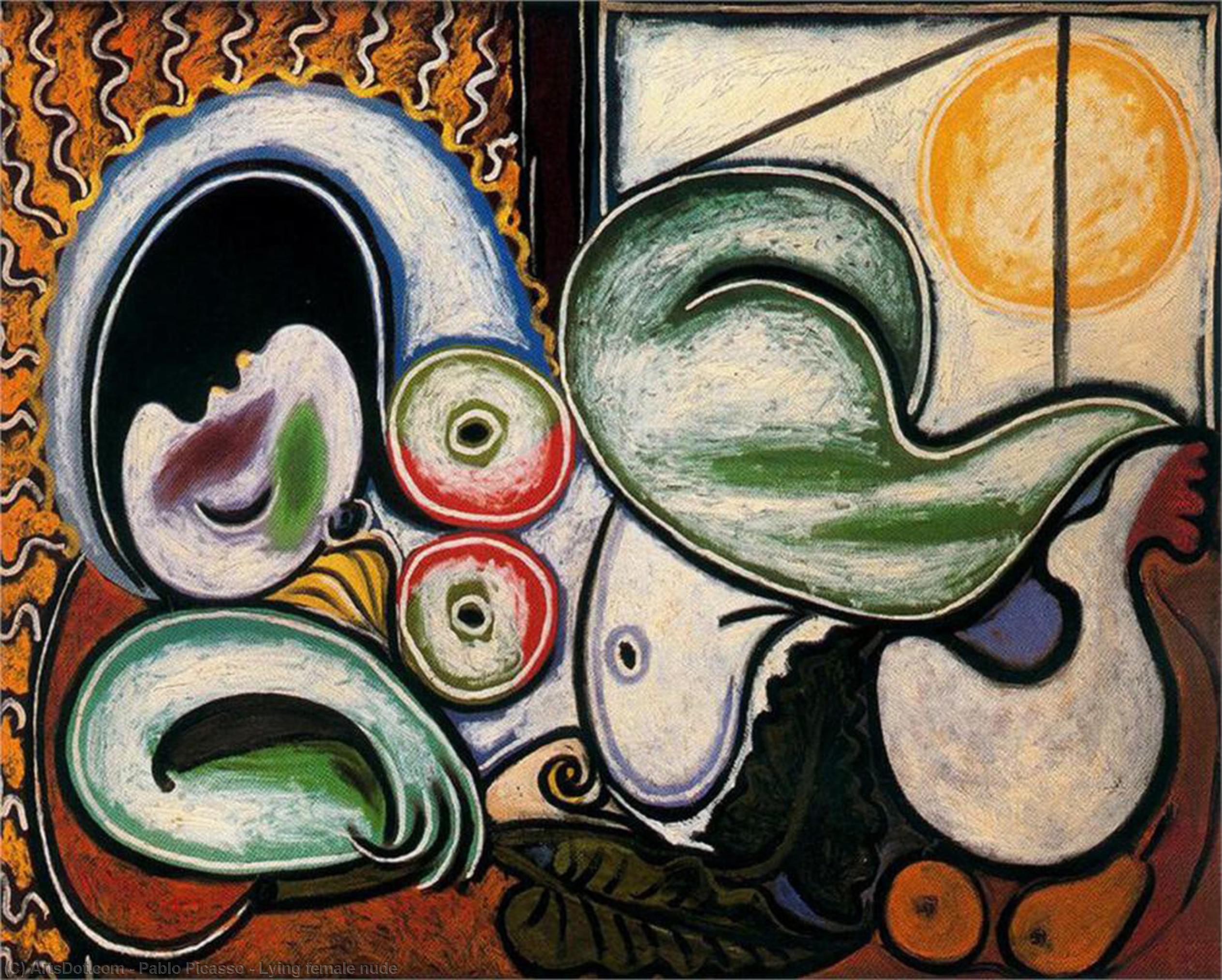 Figura Femenina Desnuda Acostada — Pablo Picasso