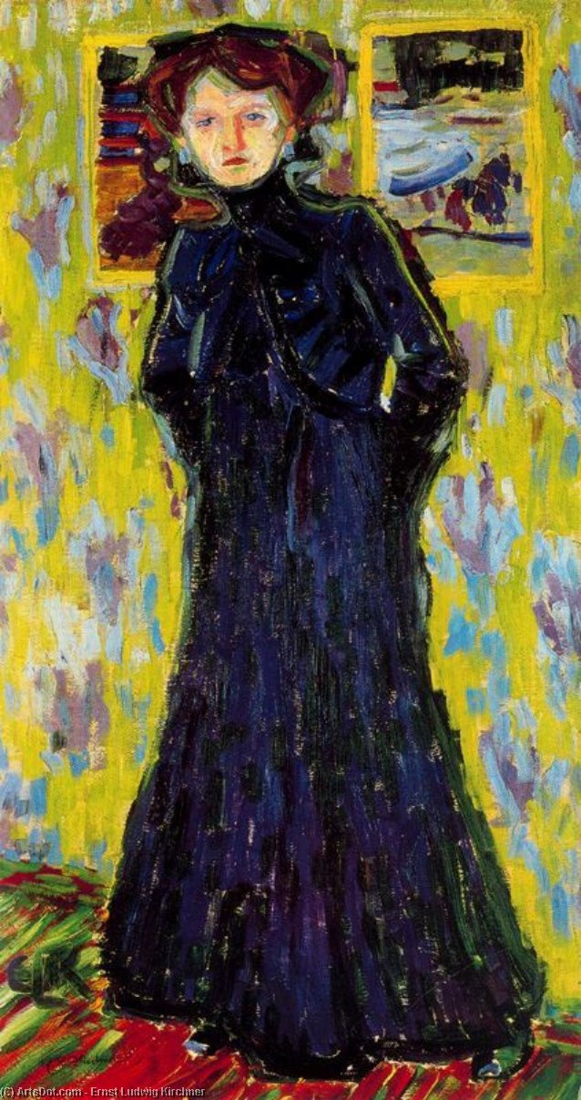 Doris Standing Traducción Español: Doris Parada — Ernst Ludwig Kirchner