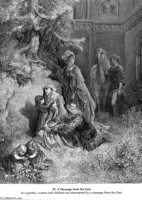 A Message From The East — Paul Gustave Doré