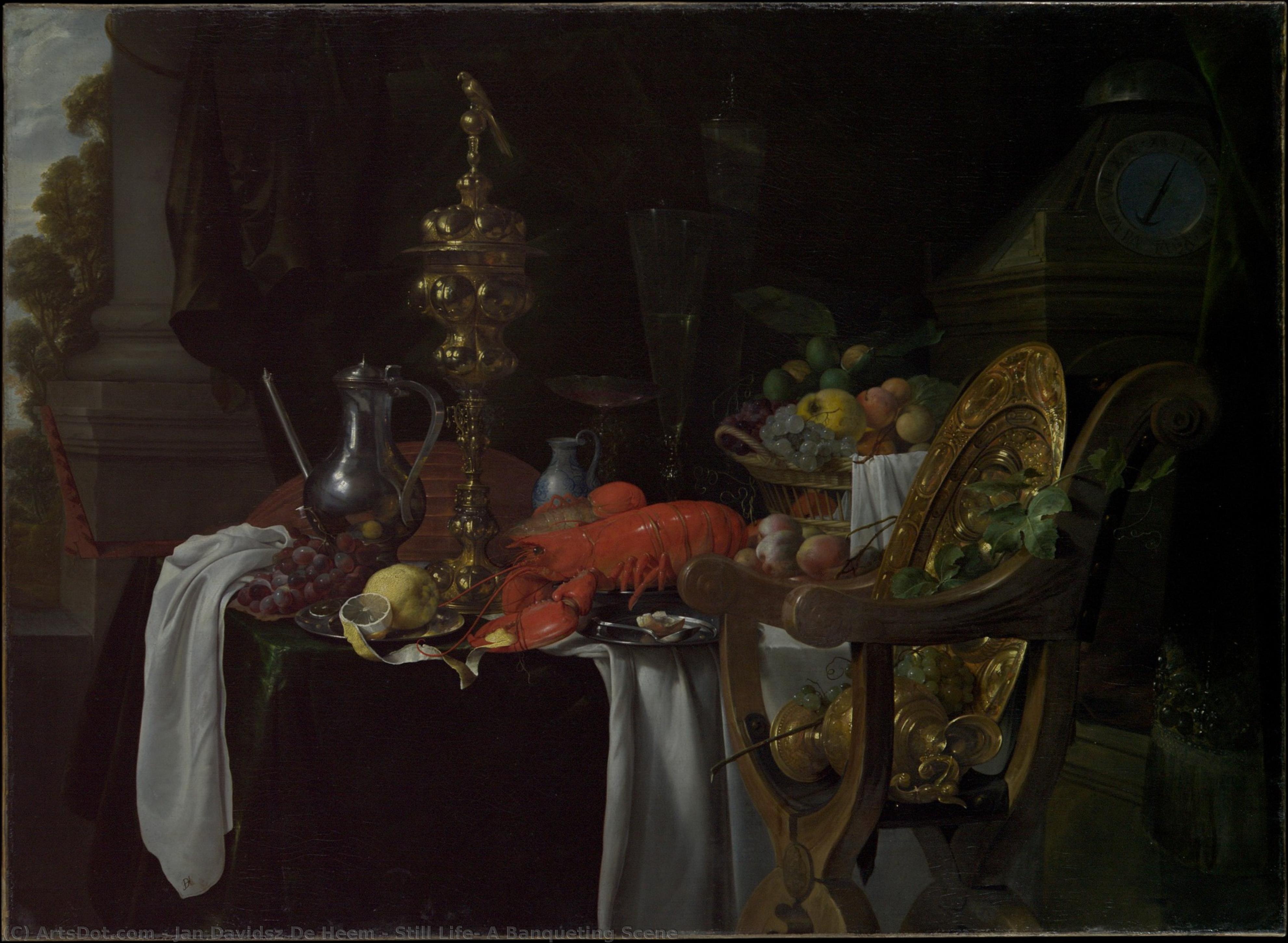 Still Life: A Banqueting Scene — Jan Davidsz. De Heem