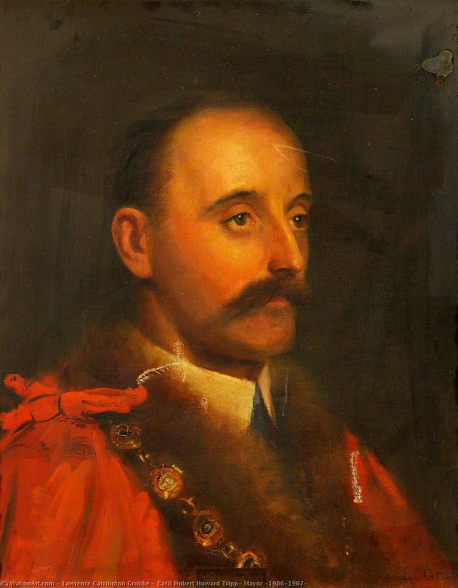 Basil Hubert Howard Tripp, Mayor (1906–1907) — Lawrence Carrington Grubbe