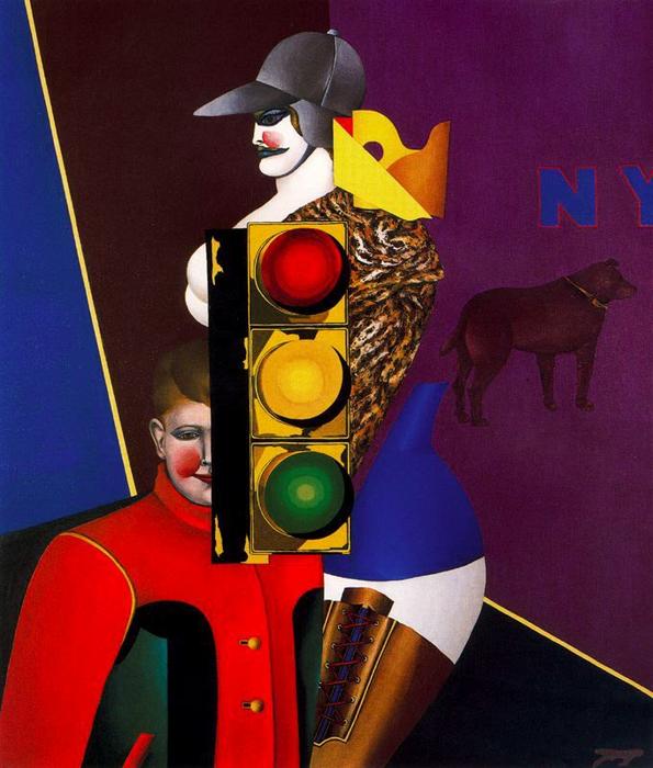 New York City Iv — Richard Lindner