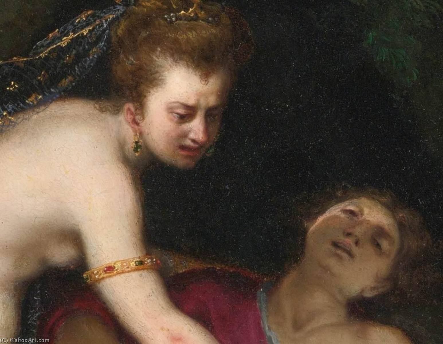 Venus And Adonis (detail) — Lodovico Cardi (cigoli)