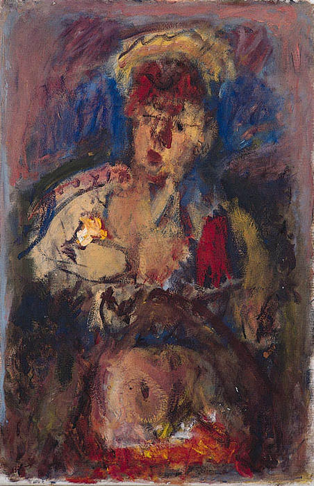 Woman With Flowers — Georgios Bouzianis
