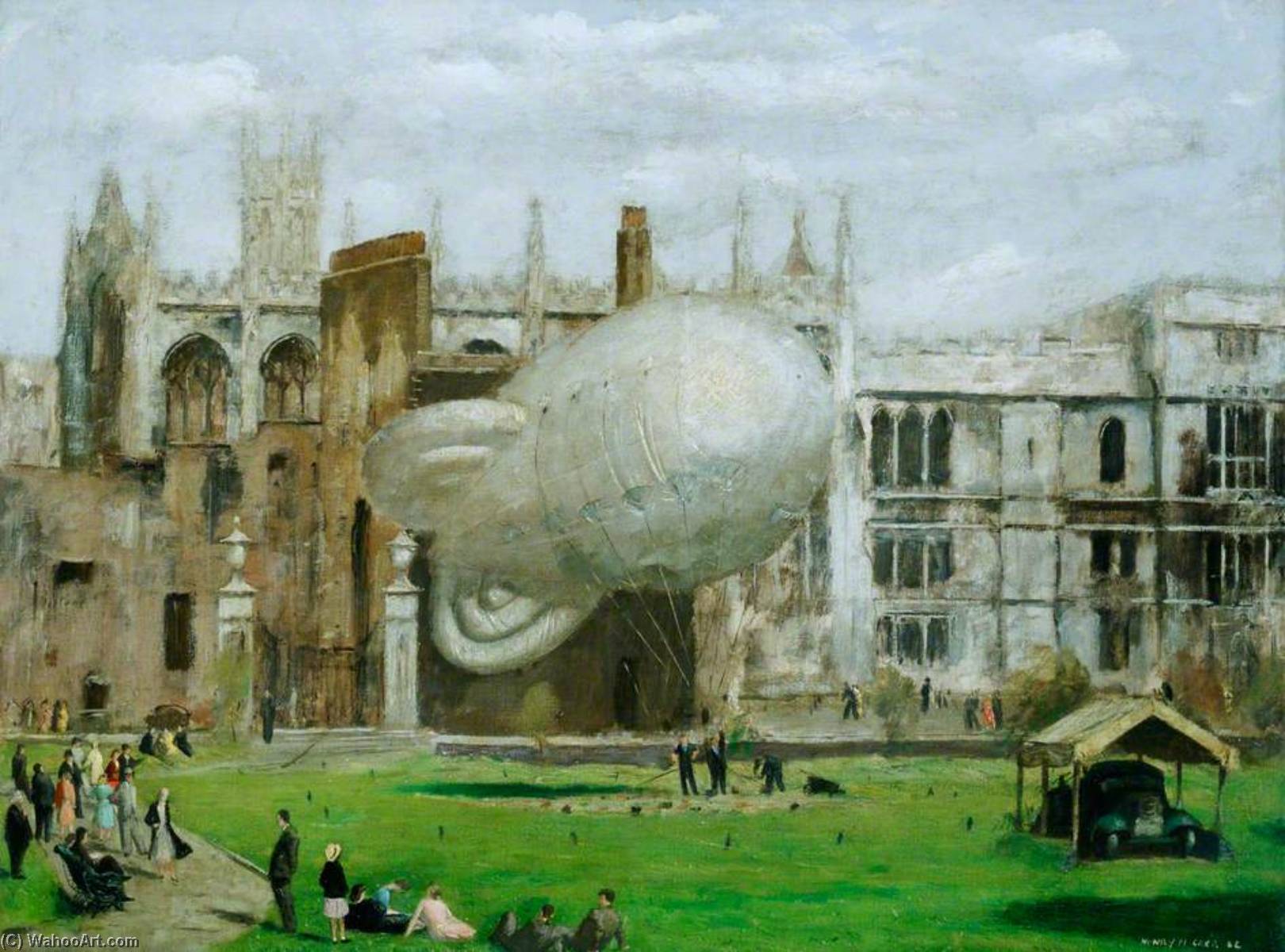 In The Temple Garden — Henry Marvell Carr