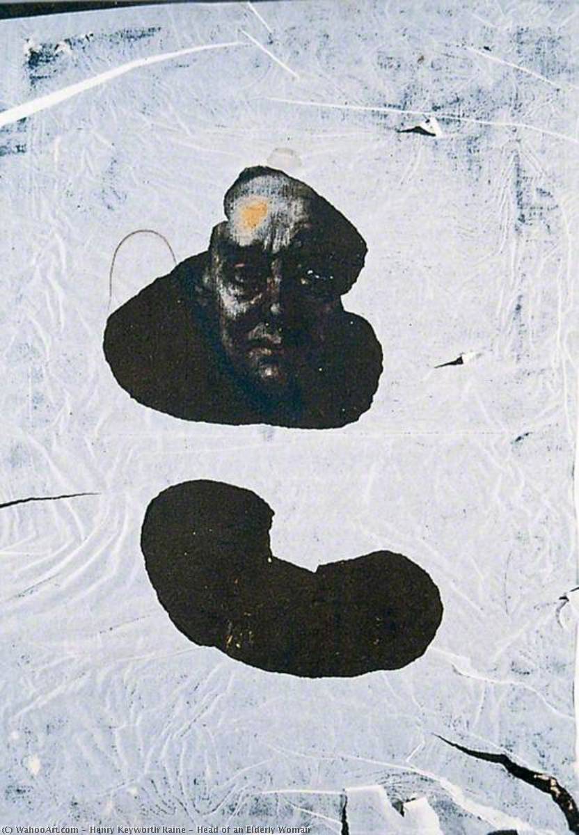 Head Of An Elderly Woman — Henry Keyworth Raine