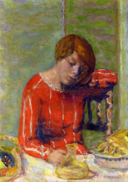 The Striped Blouse — Пьер Боннар