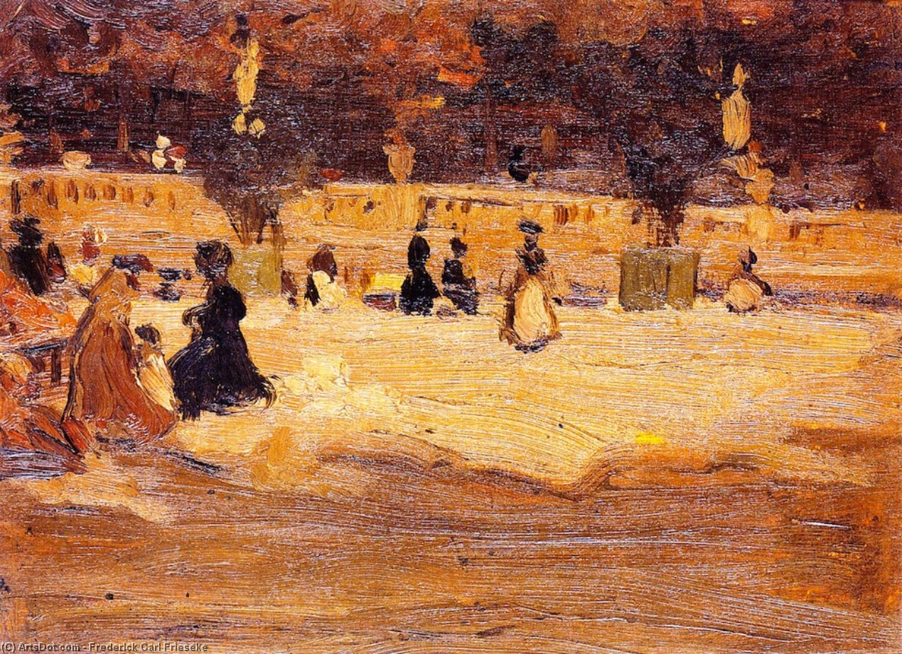 People In The Park — Фредерик Карл Фризеке