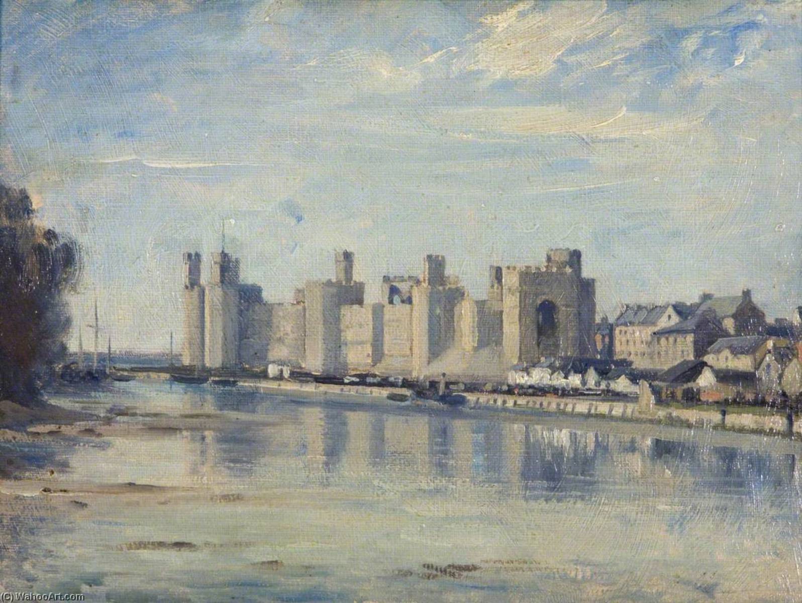 Sketch For 'caernarvon Castle At The Investiture' — Joseph Alfonso Toft