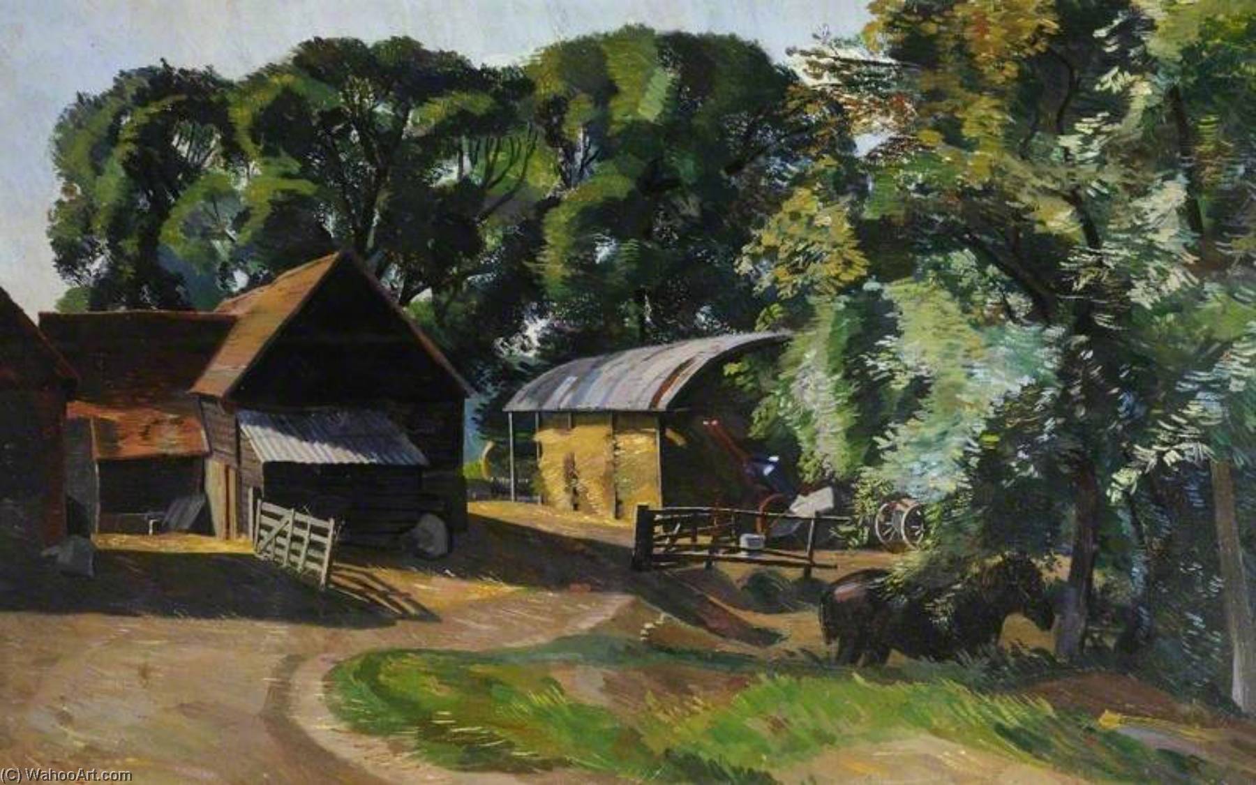 The Farmyard — Barnett Freedman