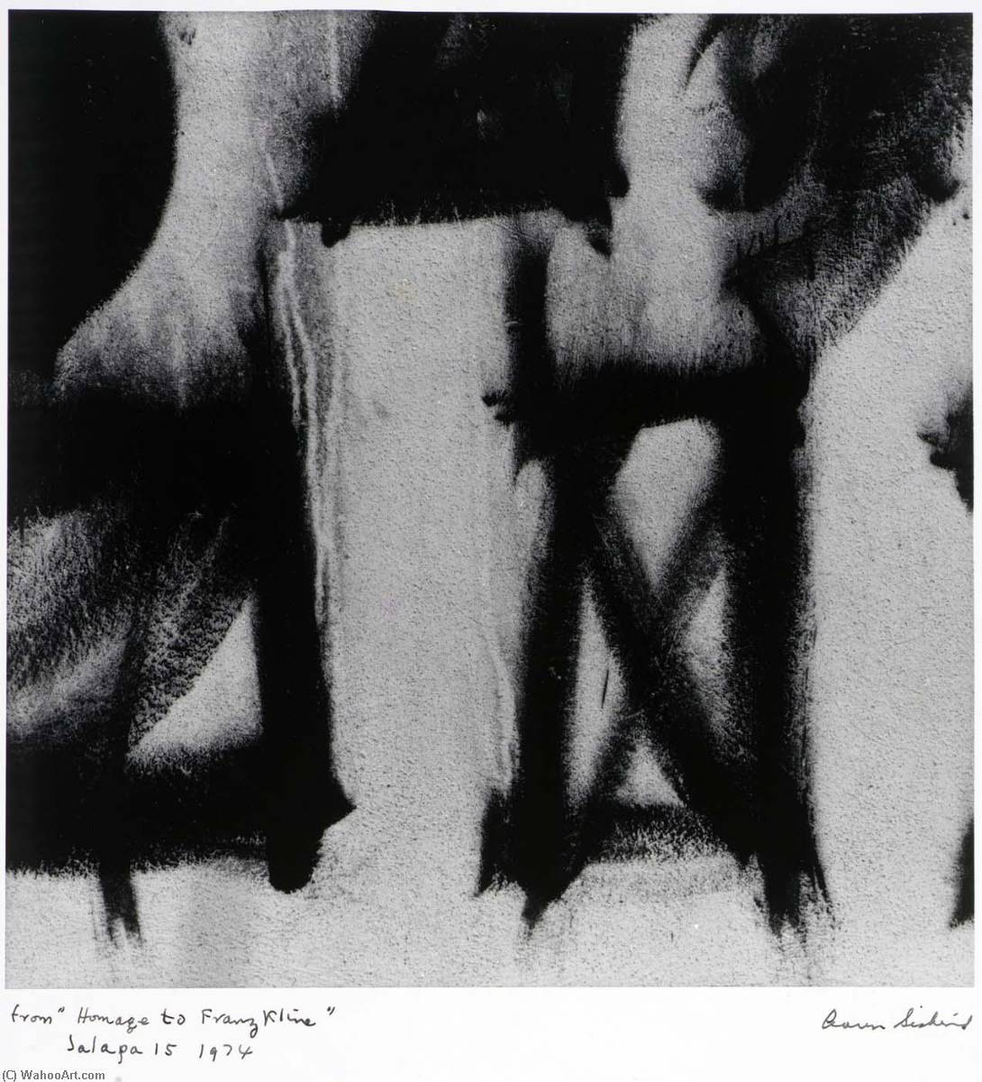 Jalapa 15 1974, From The Series Homage To Franz Kline — Арон Сискинд