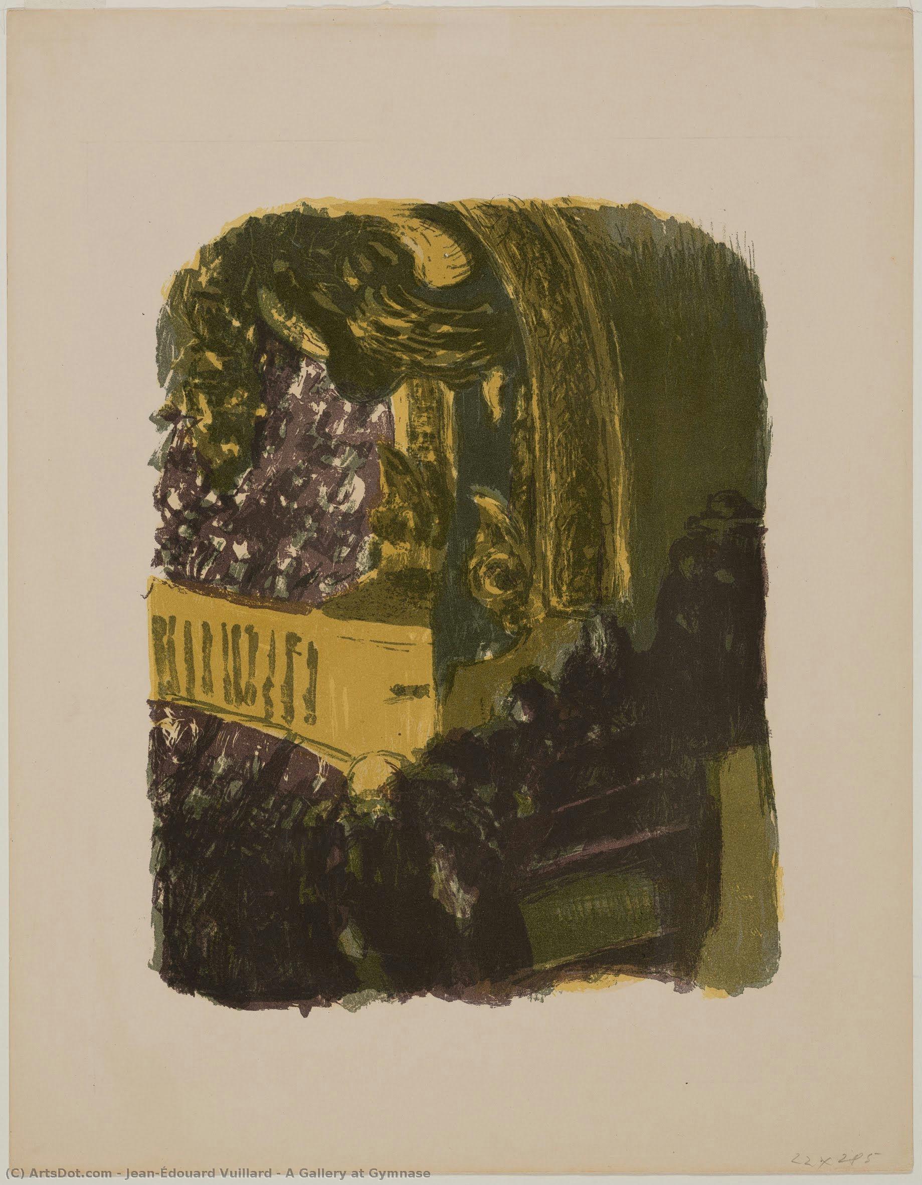 A Gallery At Gymnase — Jean-édouard Vuillard