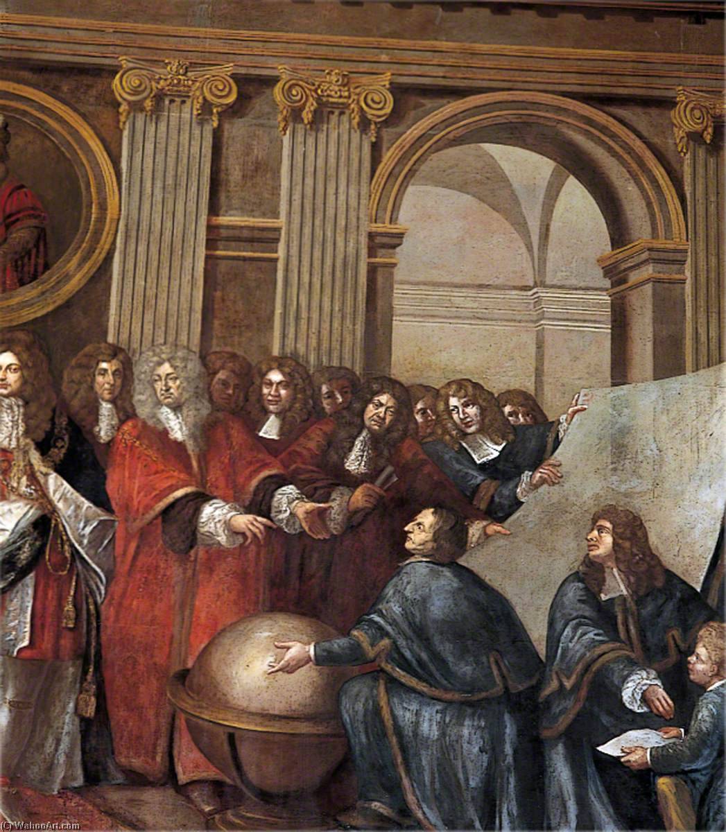 James Ii Receiving The Mathematical Scholars Of Christ's Hospital (detail) — Antonio Verrio