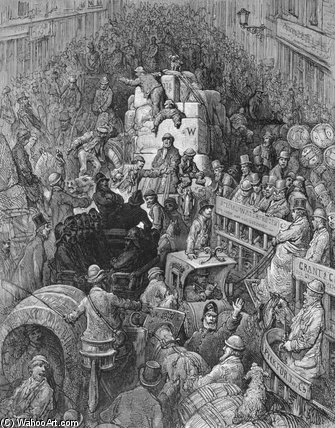 A City Thoroughfare — Paul Gustave Doré