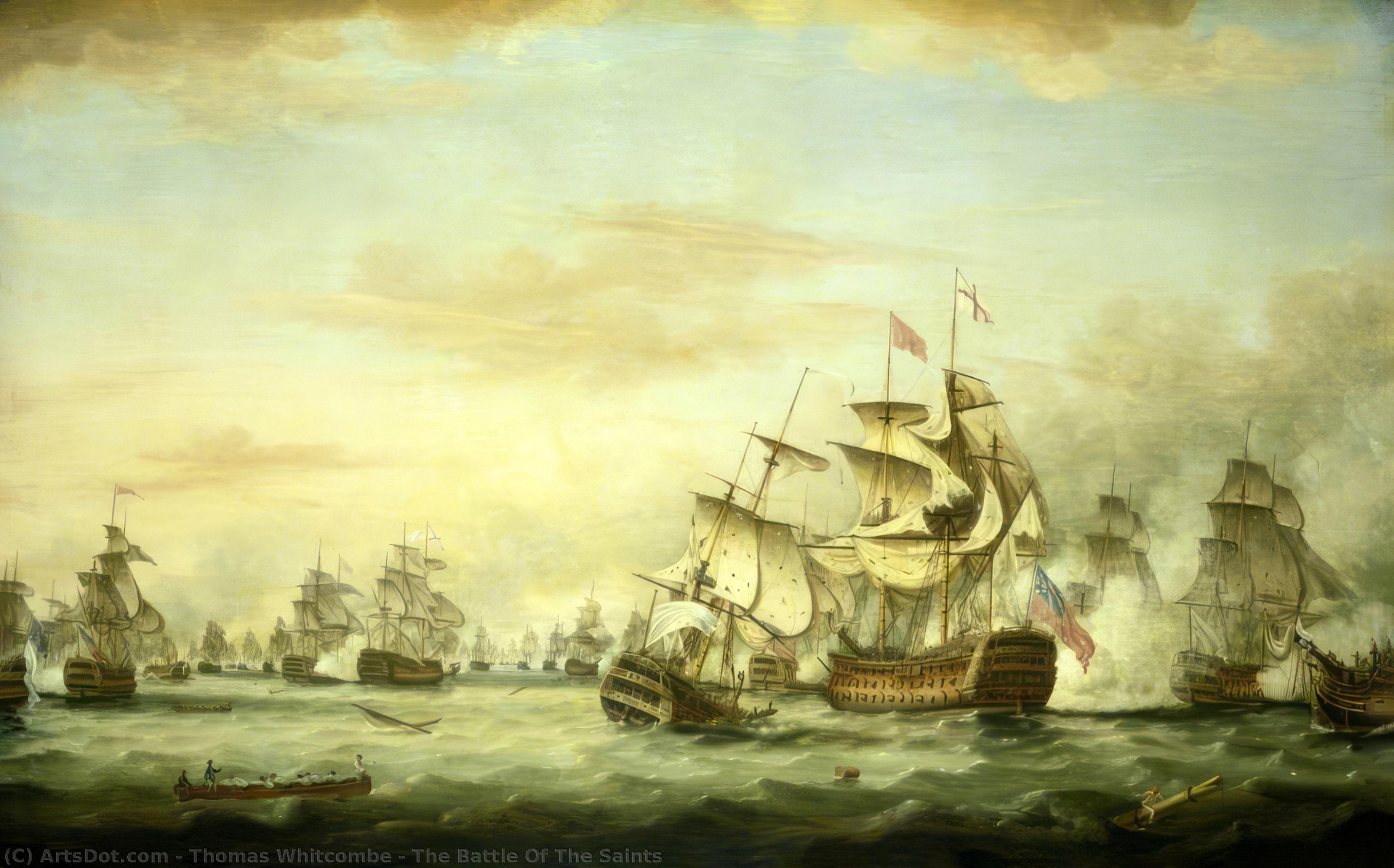 The Battle Of The Saints — Thomas Whitcombe