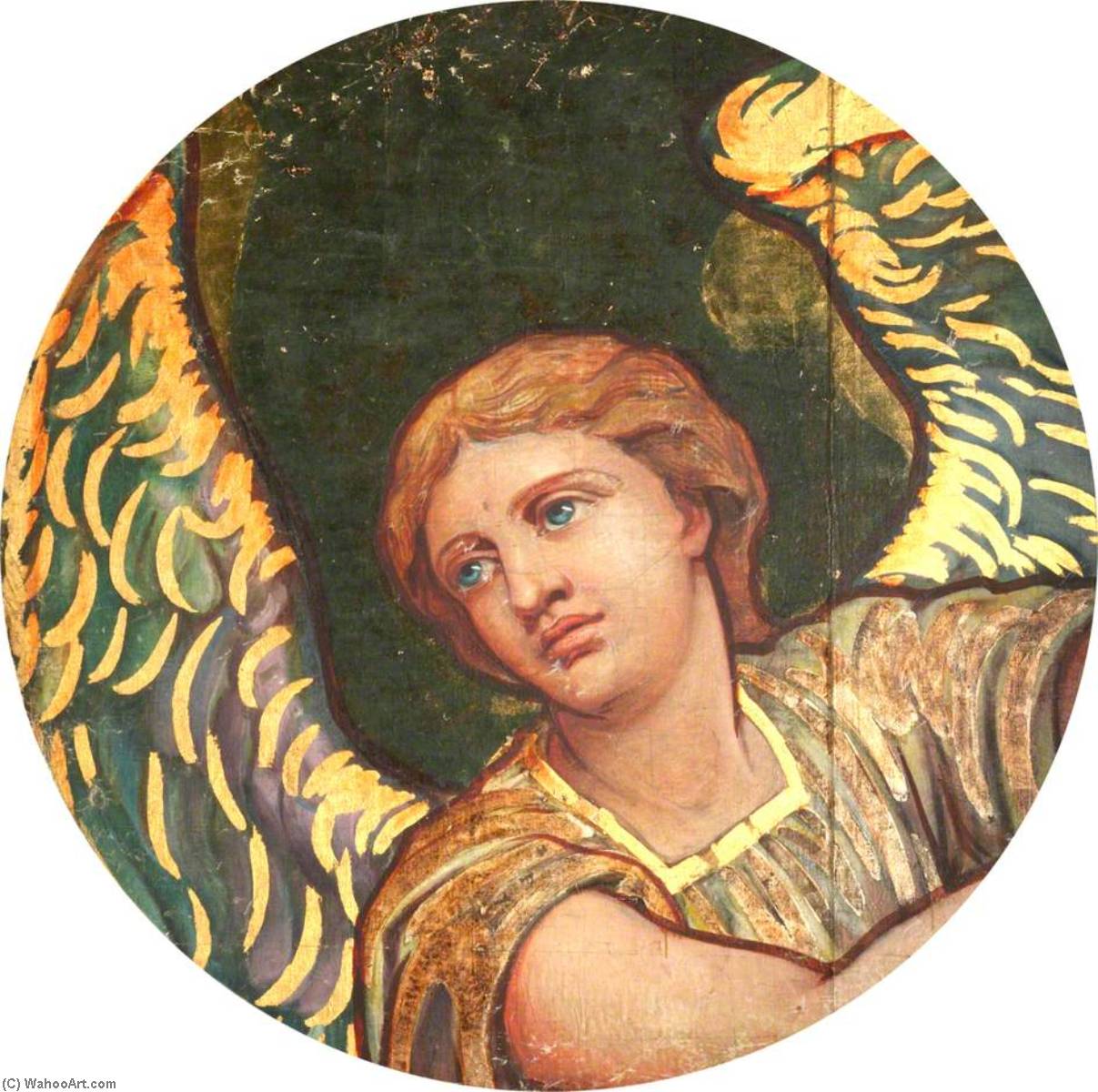 Head And Shoulders Of An Angel (cartoon For St Paul's Cathedral) — Hugh Hutton Stannus