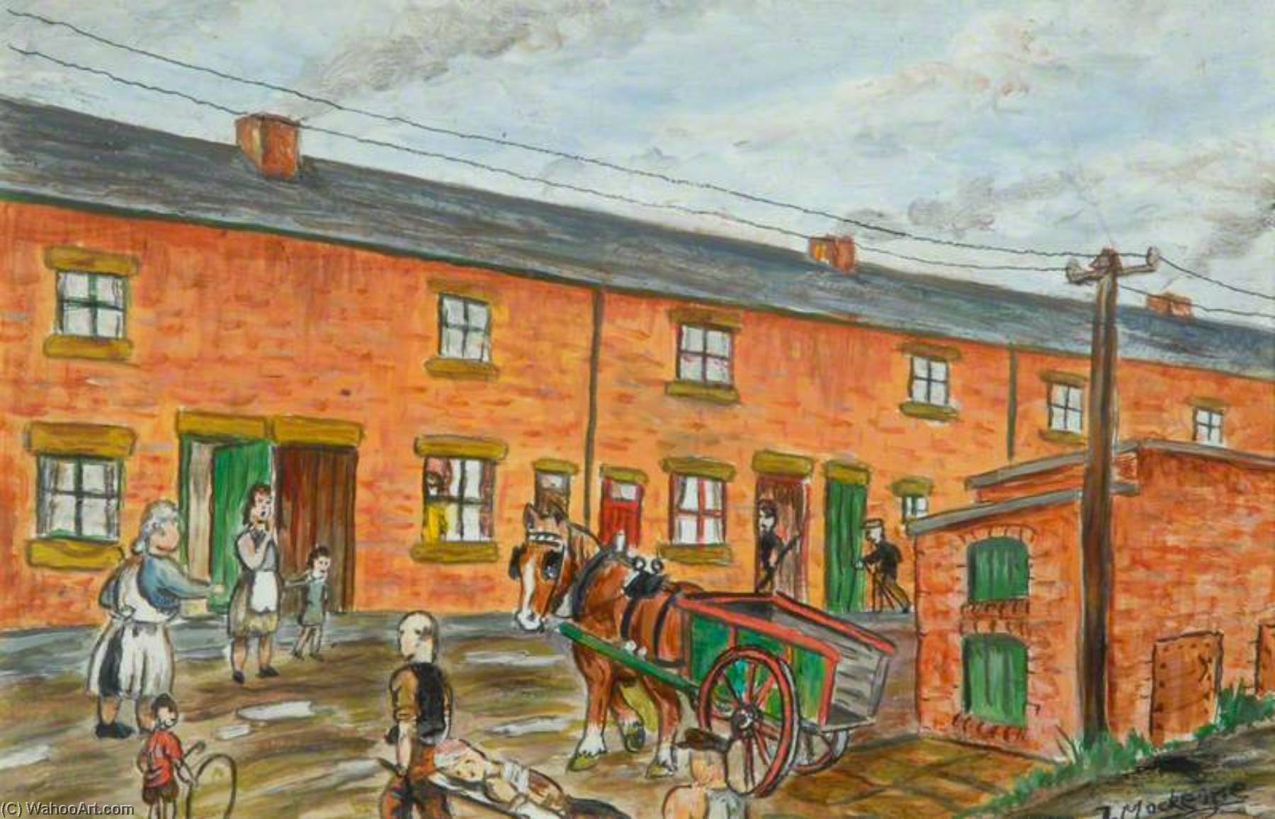 'bill's Been Hurt', 19 Alexandra Row, Barrington Colliery, Northumberland, 1933 — James Mackenzie