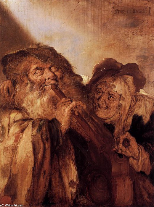 Fray En Leelijck (beautiful And Ugly) — Adriaen Pietersz Van De Venne