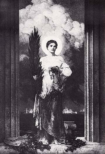 Academia, (painting) — Edwin Howlan