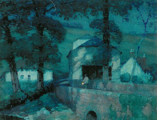 Moonlight, South Devon — Albert Moulton Foweraker