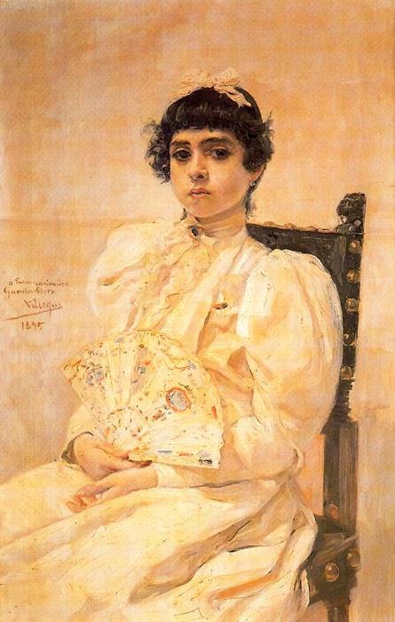 Portrait Of Encarnación García — Хосе Виљегас Кордеро