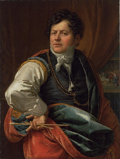 Autoportrait En Costume De Fantaisie — Jean Baptiste Joseph Wicar