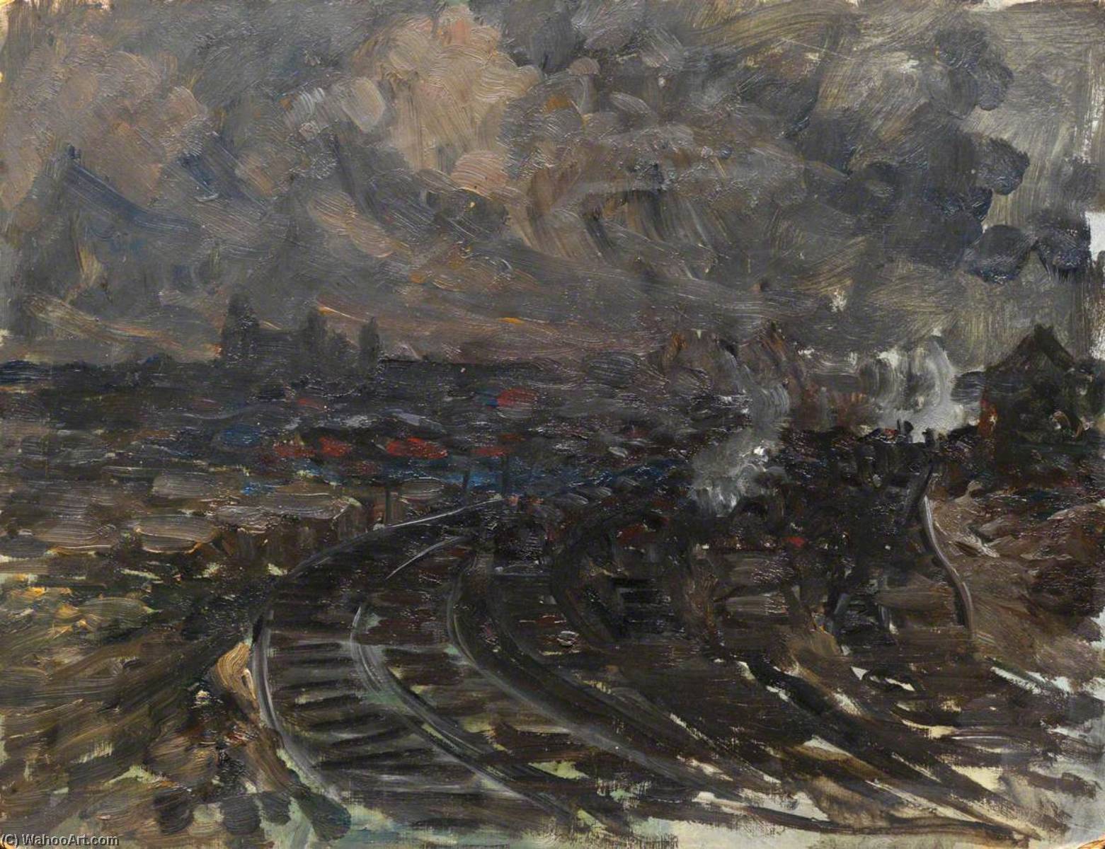 Railway Station, Arras — Сильвестр Гордон Лоусон