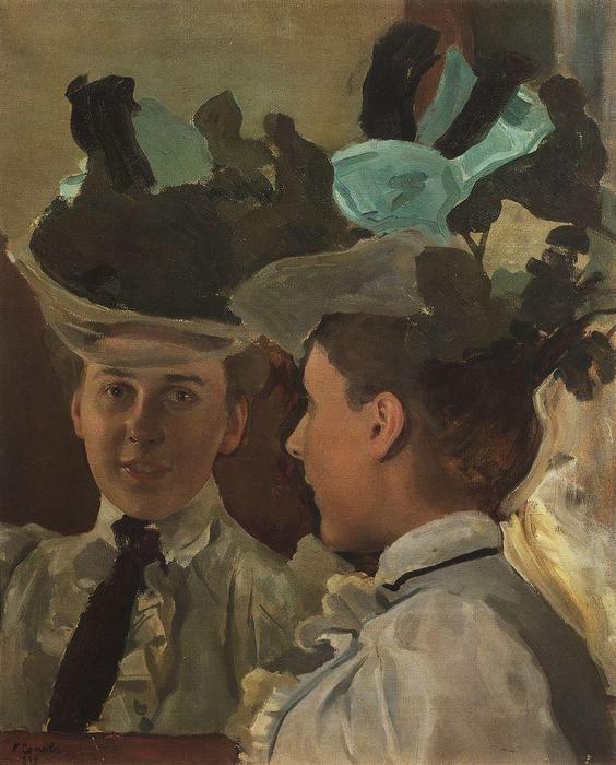 Lady At The Mirror — Konstantin Andreevic Somov