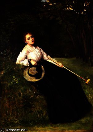 Resting In The Shade After A Game Of Croquet — Philip Hermogenes Calderon