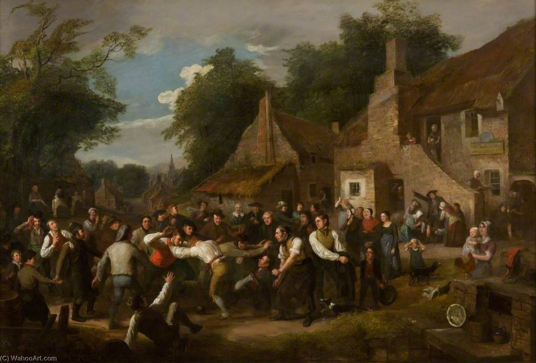 The Village Ba' Game — Alexander Carse