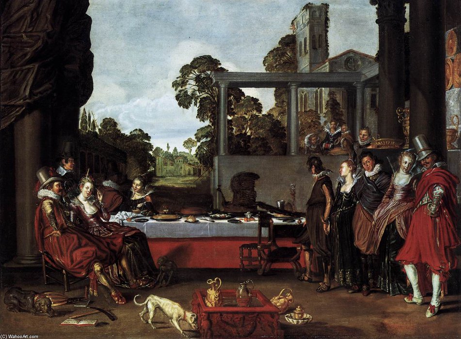 Banquet In The Open Air — Willem Pietersz Buytewech