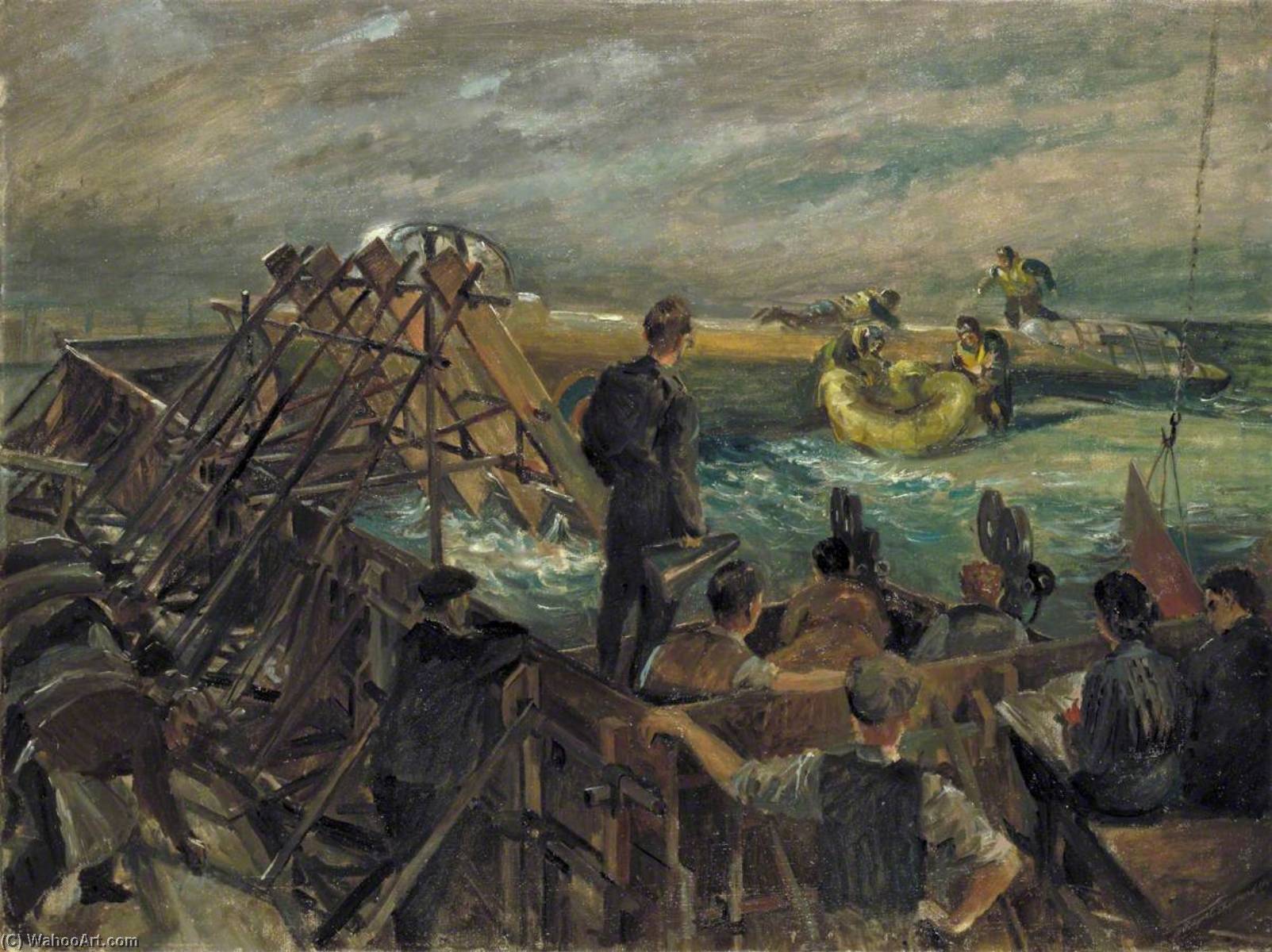 Filming A Practice Launching Of A Rubber Dinghy In A Training Pond — Rupert Shephard