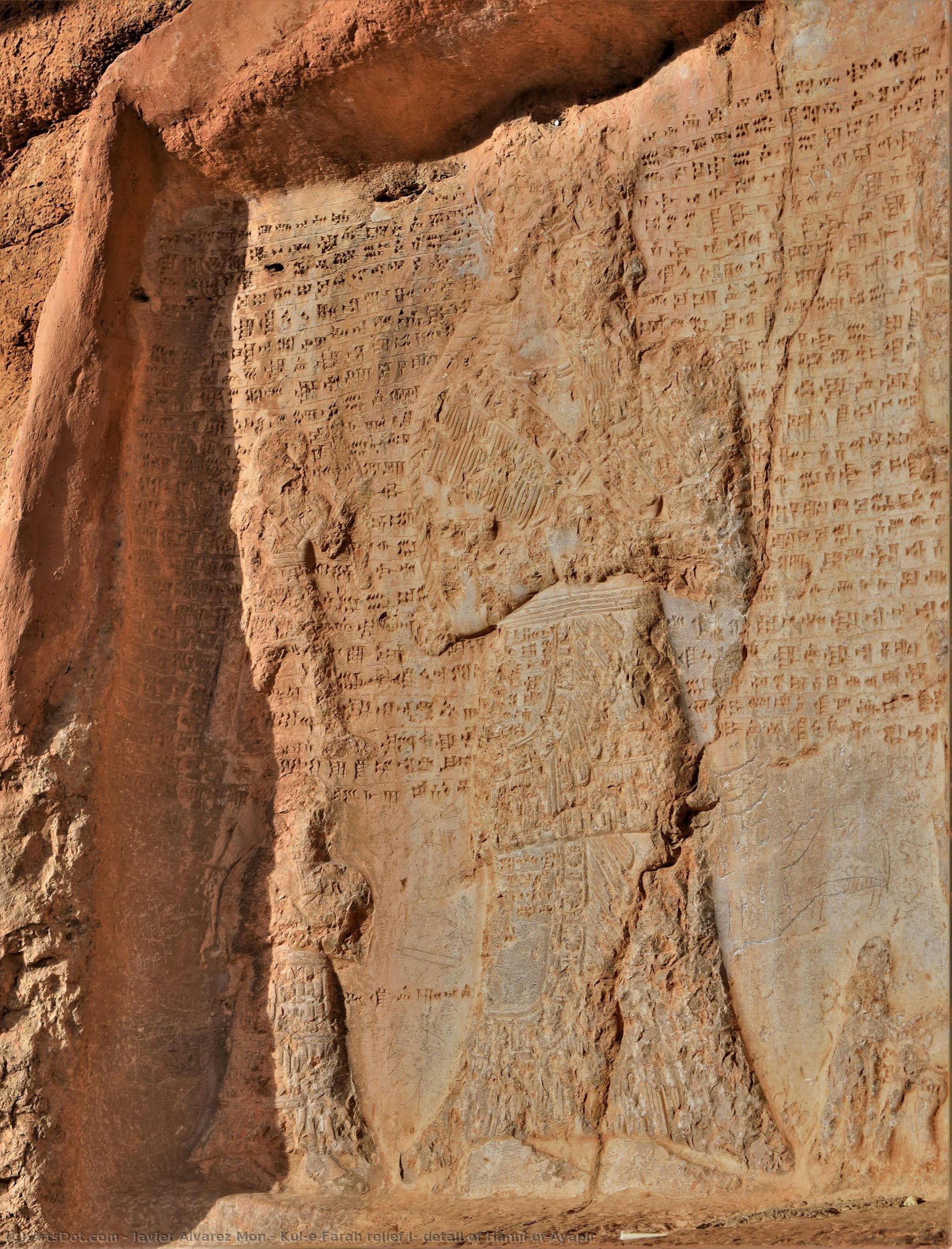 Kul-e Farah Relief I, Detail Of Hanni Of Ayapir — Javier Álvarez Mon