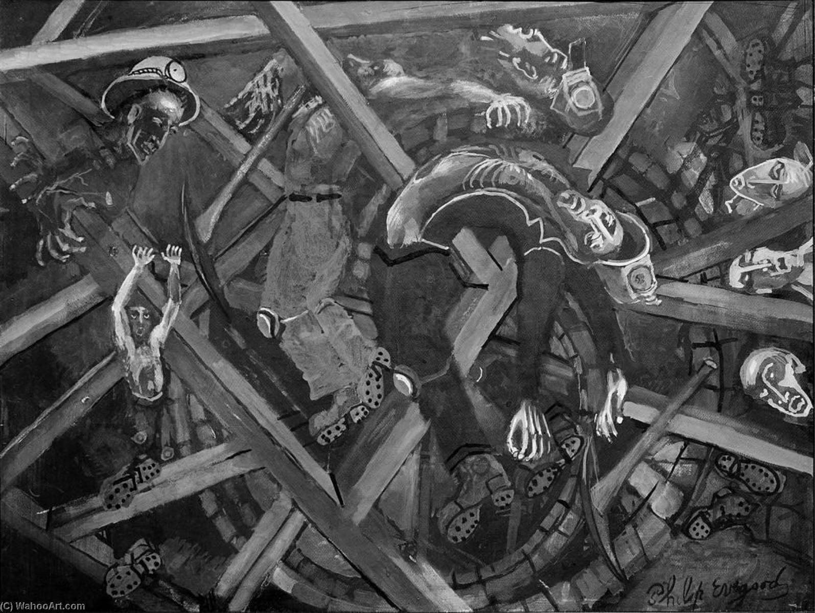 Grinding Wheel Of Life — Philip Evergood