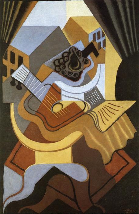 Pedistal Table In Front Of The Window — Juan Gris