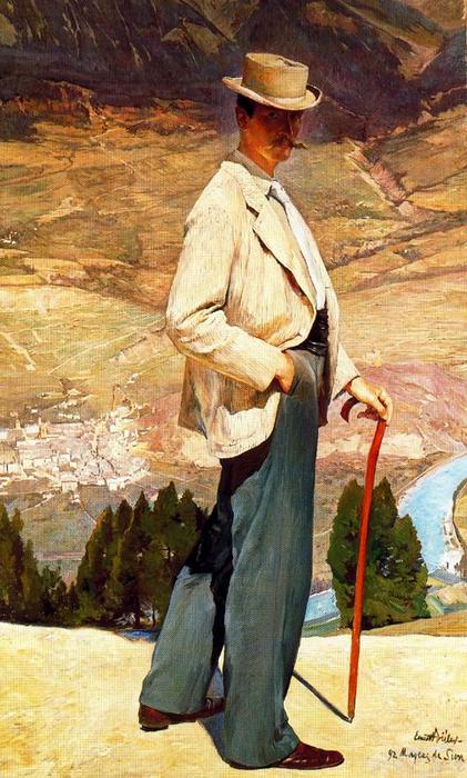Portrait Of The Painter Otto Vautier — Ернест Билер