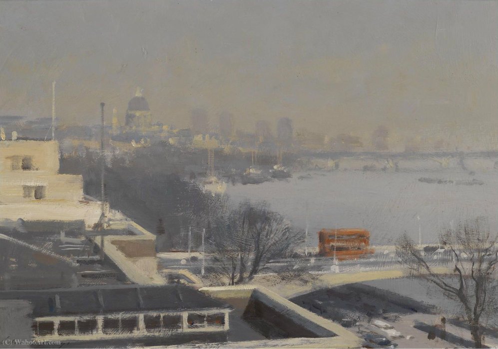 The Thames At Blackfriars — Эдвард Сиго