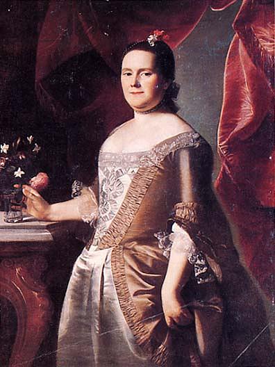 Mrs. Benjamin Blackstone, Jr., (eleanor Phipps) (1733 1807), (painting) — John Singleton Copley