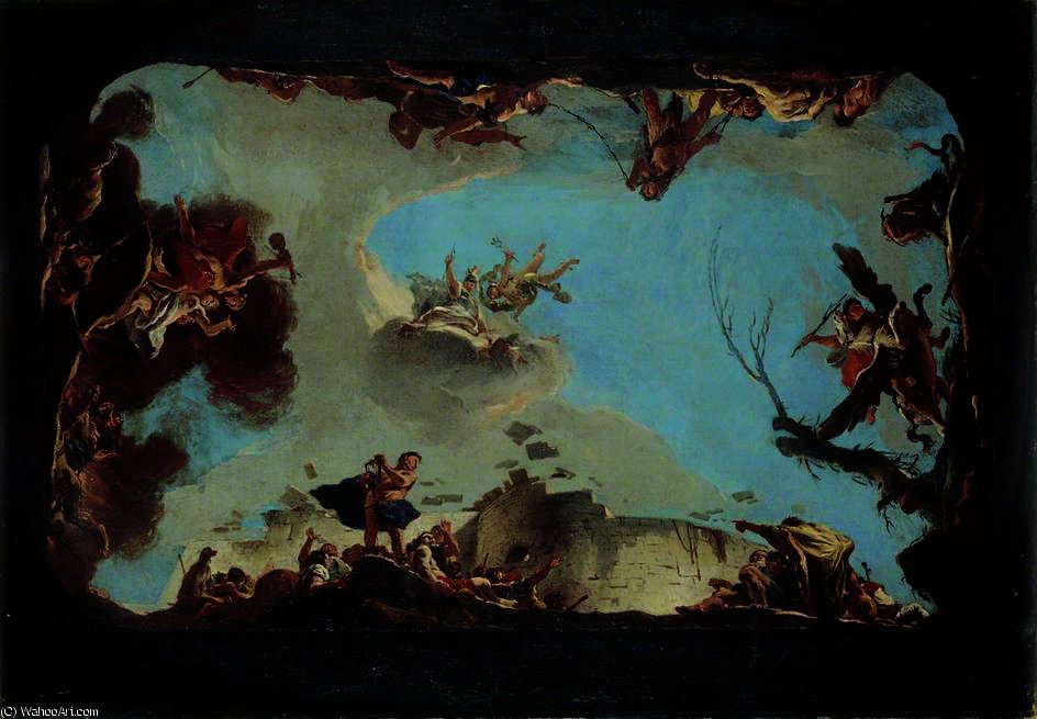 Allegory Of The Power Of Eloquence — Giambattista Tiepolo