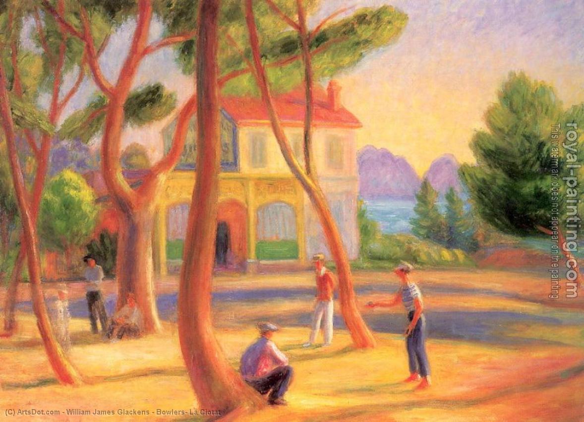 Bowlers, La Ciotat — William James Glackens