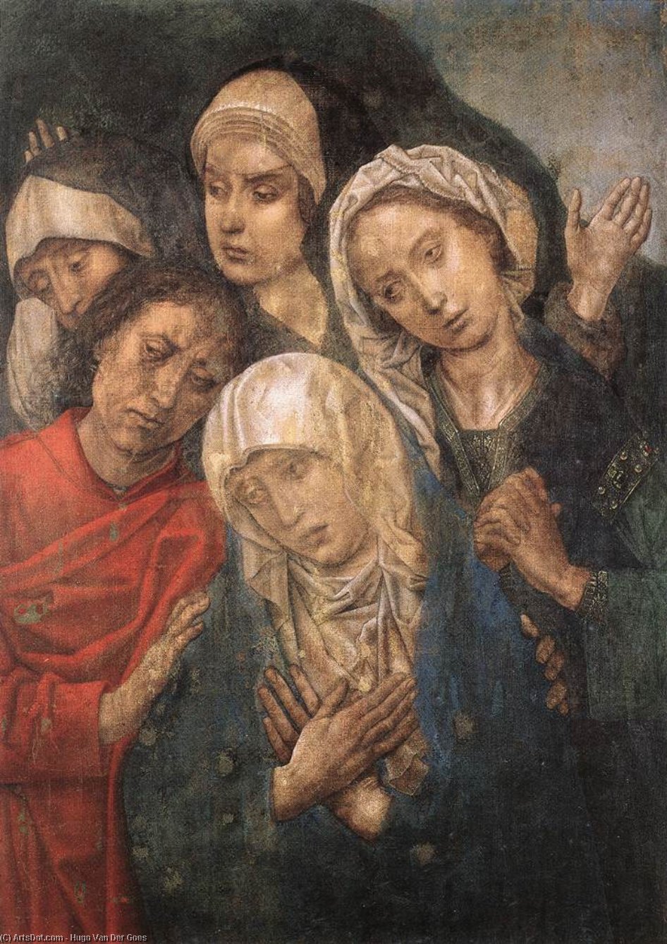 Deposition Diptych (small Deposition, Right Wing) — Hugo Van Der Goes