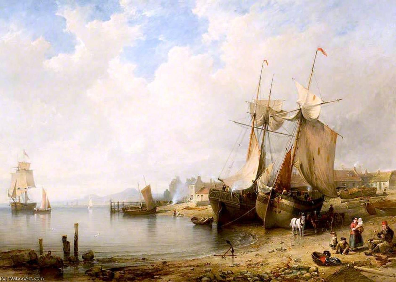 Ebb Tide Dundee From Broughty Ferry — Edmund Thurnton Crawford
